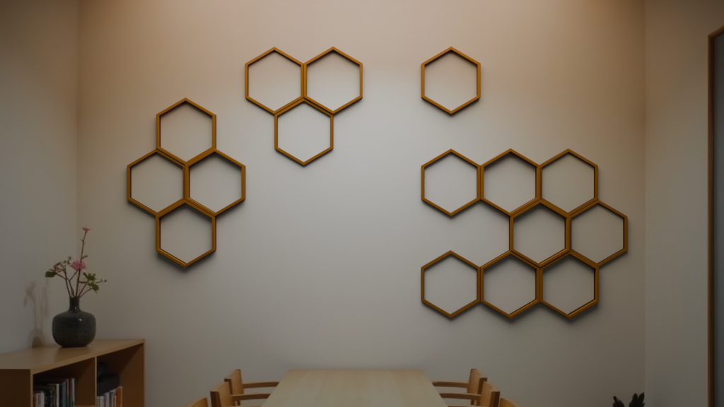 hollowcore hexagon wallpanel shapes