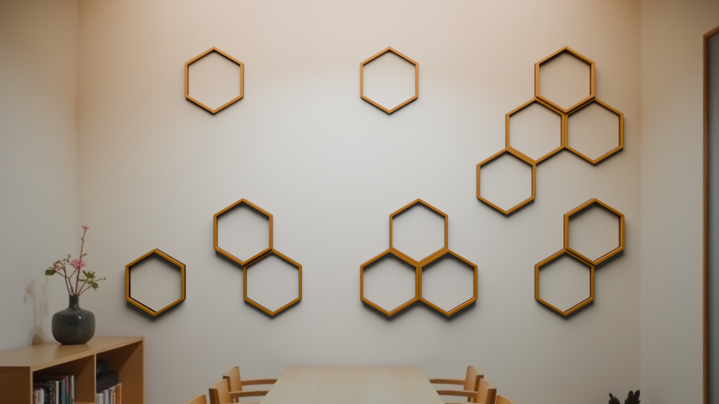 hollowcore hexagon wallpanel shapes