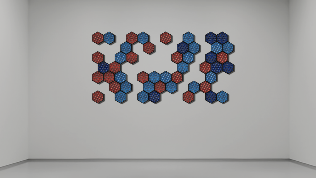 gridflow hexagon wallpanel shapes