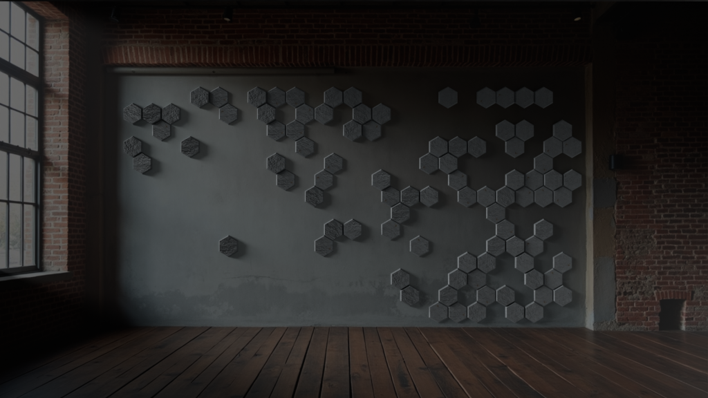 StoneCraft Hexagon Wallpanel