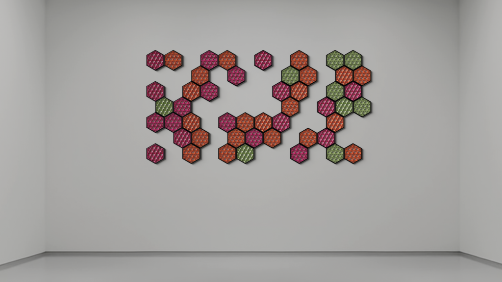 gridflow hexagon wallpanel shapes