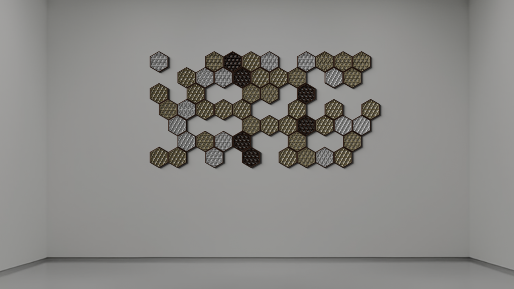 gridflow hexagon wallpanel shapes