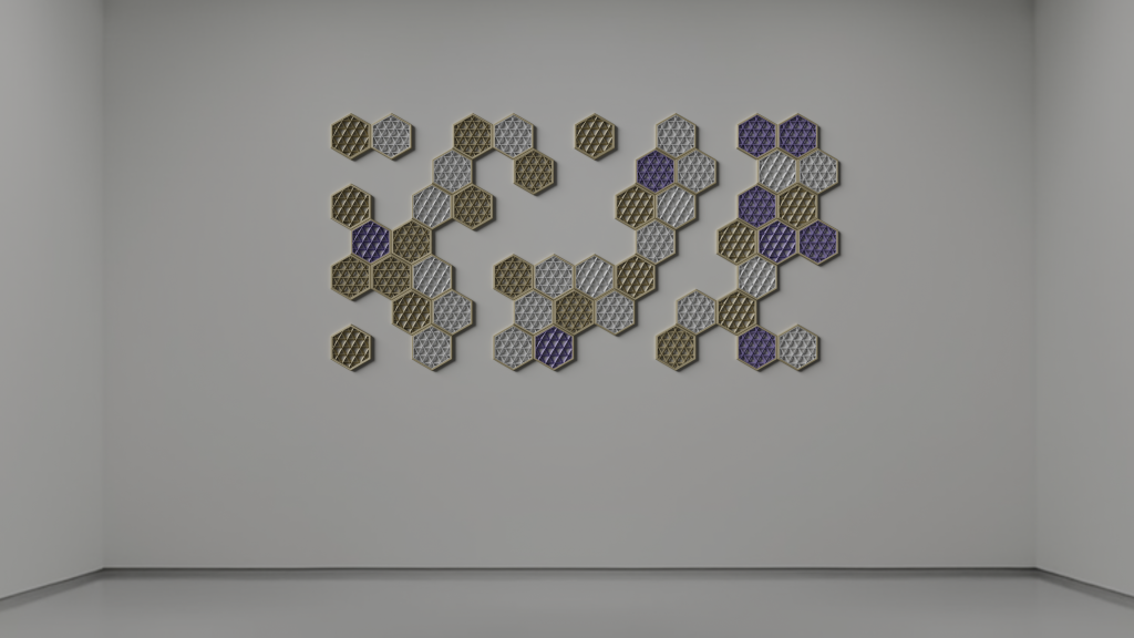 gridflow hexagon wallpanel shapes