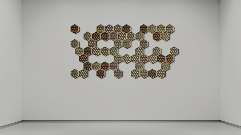 gridflow hexagon wallpanel shapes