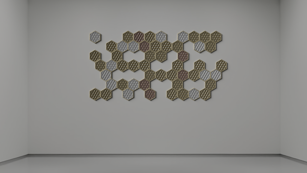 gridflow hexagon wallpanel shapes