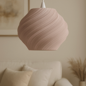 Large Seashell Pendant Light – 40cm Designer Lampshade