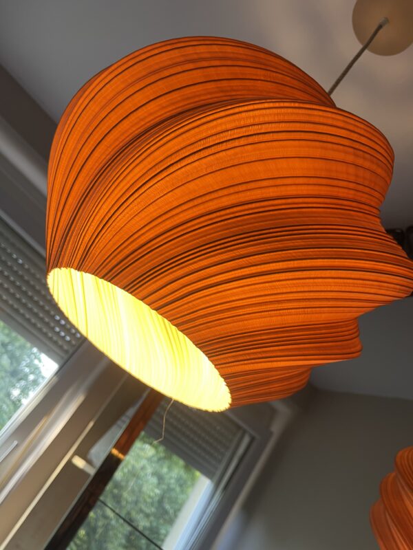 Large Seashell Pendant Light – Modern Scandinavian Ceiling Lamp – Minimalist Lighting in Custom Colors – 40cm Designer Lampshade - Image 3