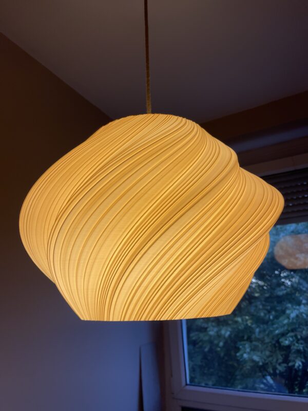 Large Seashell Pendant Light – 40cm Designer Lampshade - Image 4