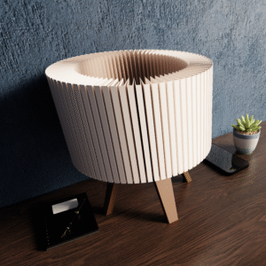 Japanese Zen Lamp – Custom 3D-Printed Table Light with Warm Minimalist Design | Home Decoration | Gift for Him Her Home
