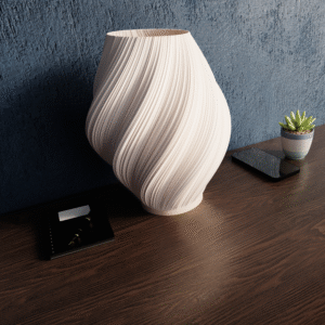 Organic Seashell Style 3D Printed Desk Lamp