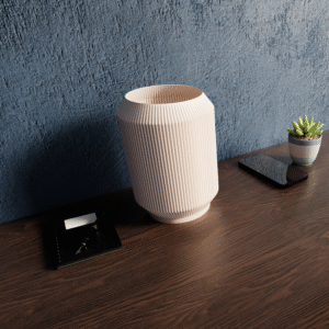 Ridged Style 3D Printed Desk Lamp