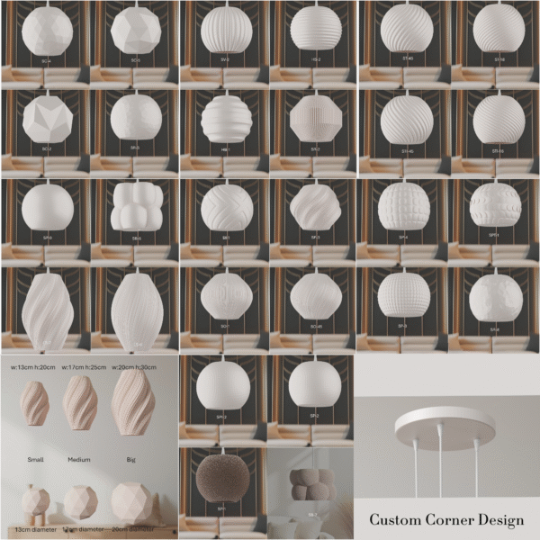 Large Bubble Pendant Light - 36x 26 cm - Image 5