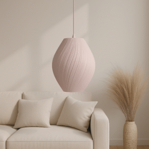 Large 47cm Sea shell Pendant Lamp – Sculptural Light