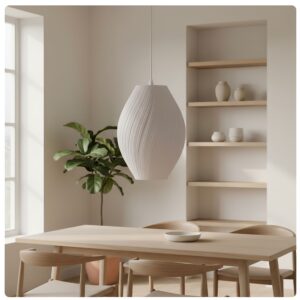 openart-a-realistic-different-luxury-lifestyle-photo-of-a-modern-scandinavian-inte_ (1) Large 47cm Sea shell Pendant Lamp – Sculptural Light