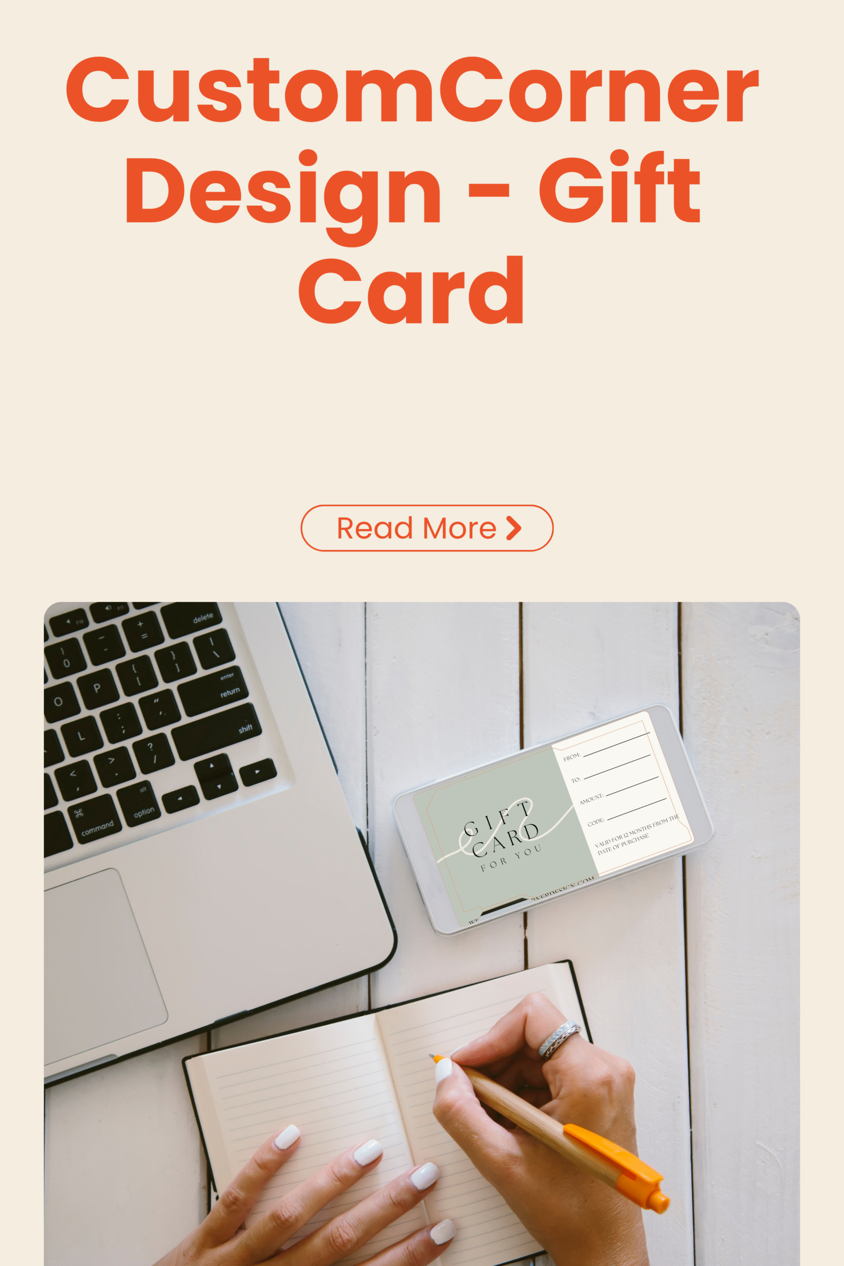 CustomCornerDesign Gift Card - Image 2