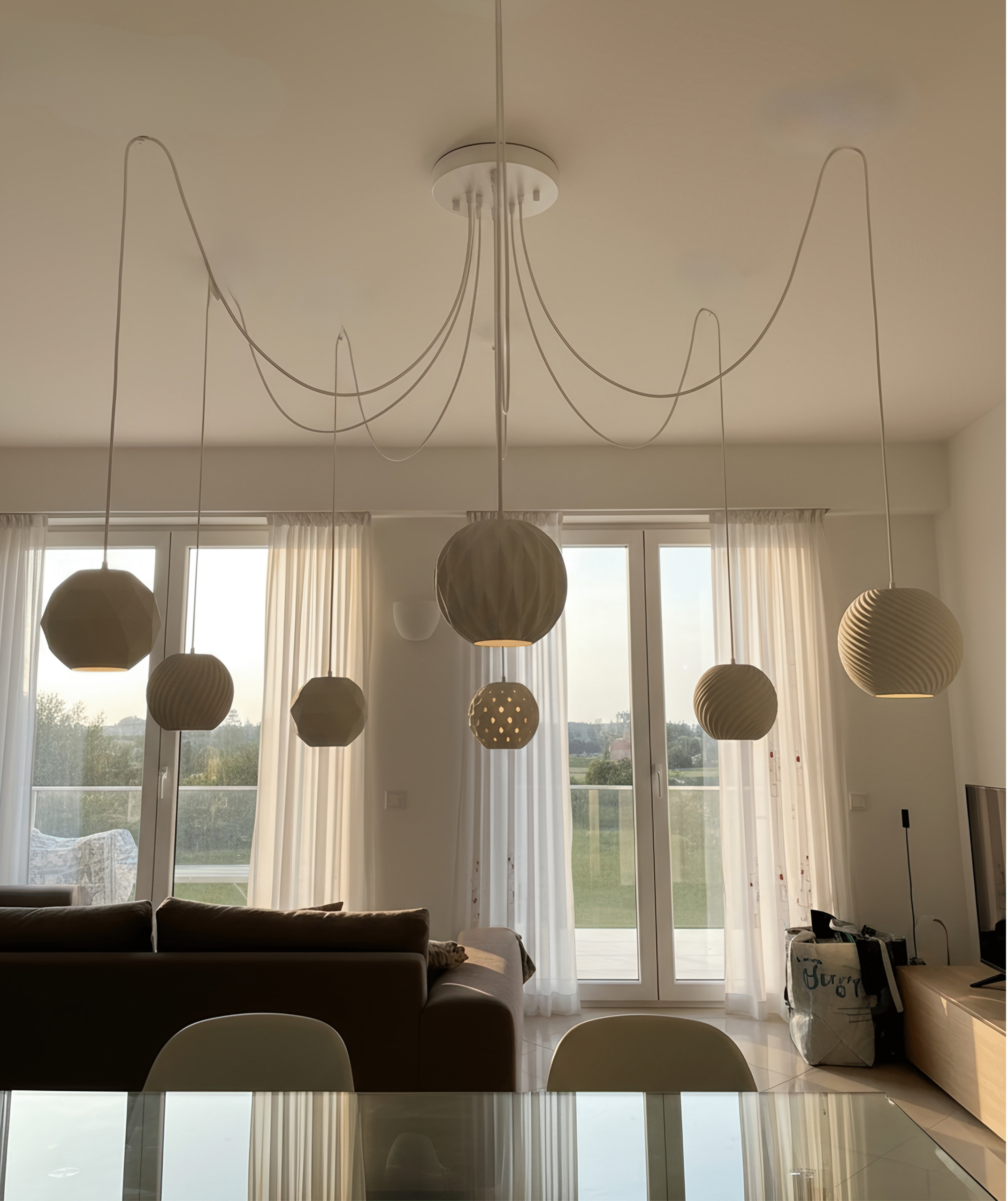 Spider Pendant Light | Eco Friendly Design - 8 piece - Image 4